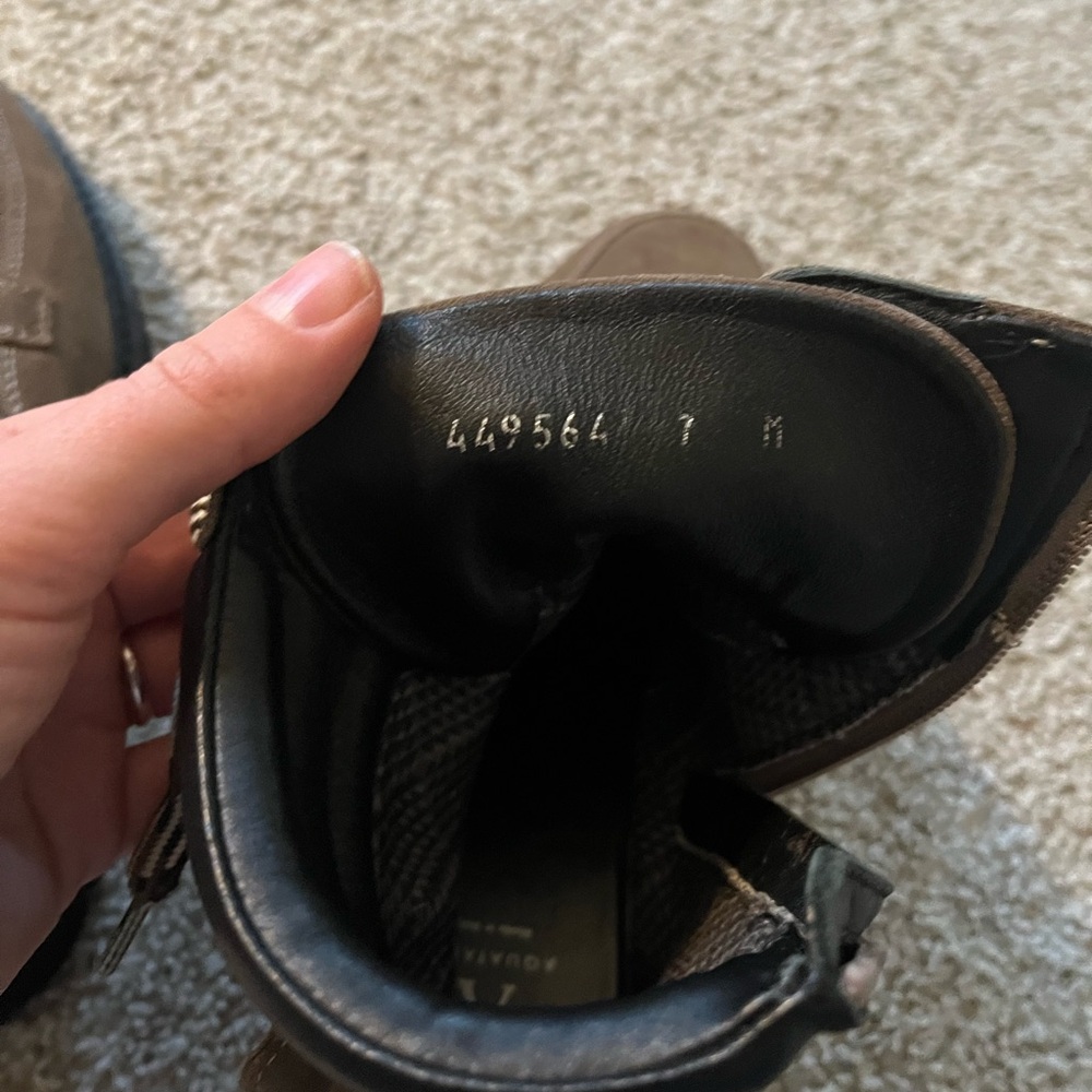 Aquatalia Mayra Suede Booties - Picture 5 of 8